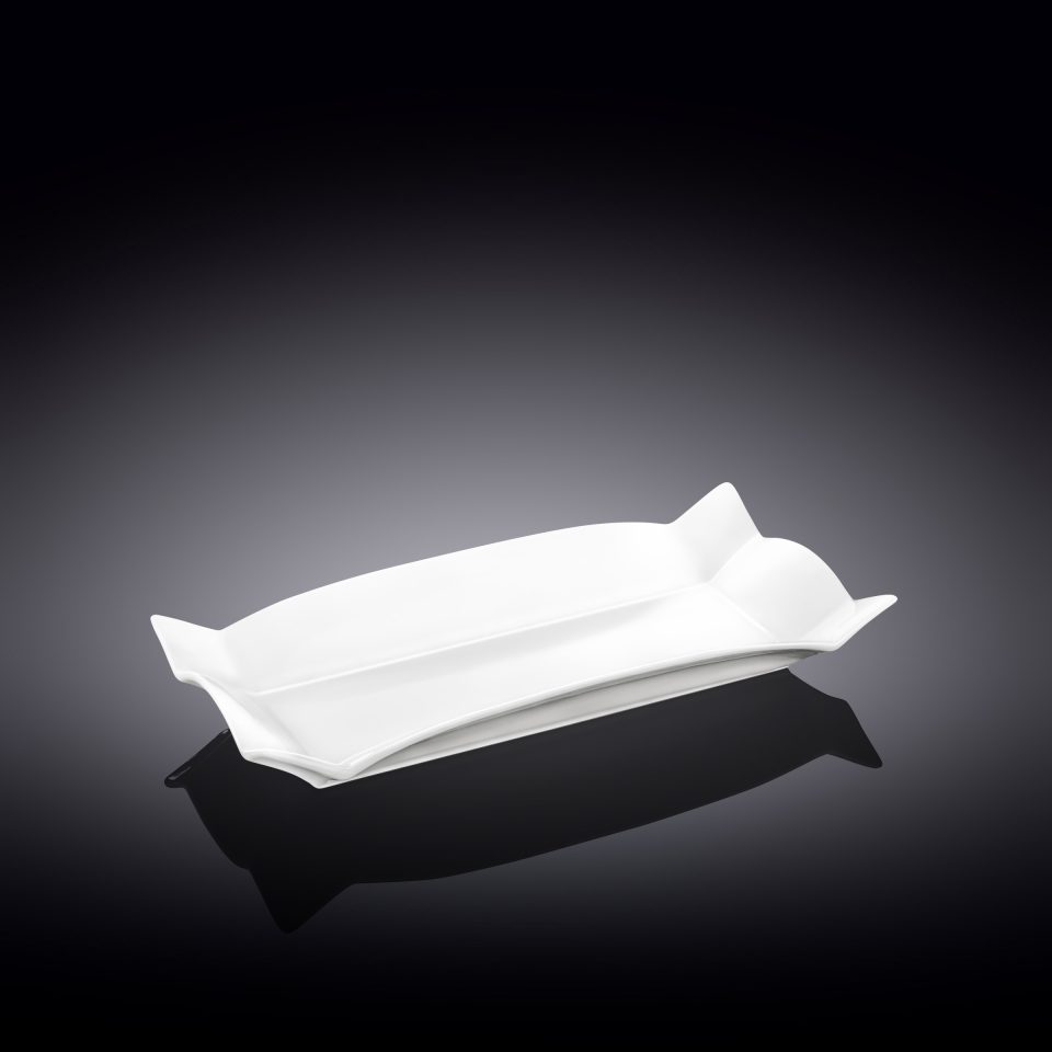 WILMAX Serving Platter White 25 X 12 CM