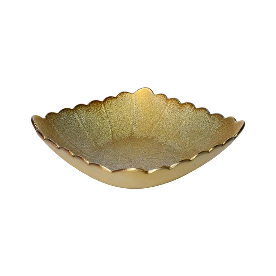 Bowl leaf Gold 9 INCH - photo 3