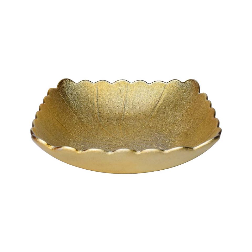 Bowl leaf Gold 9 INCH - photo 4