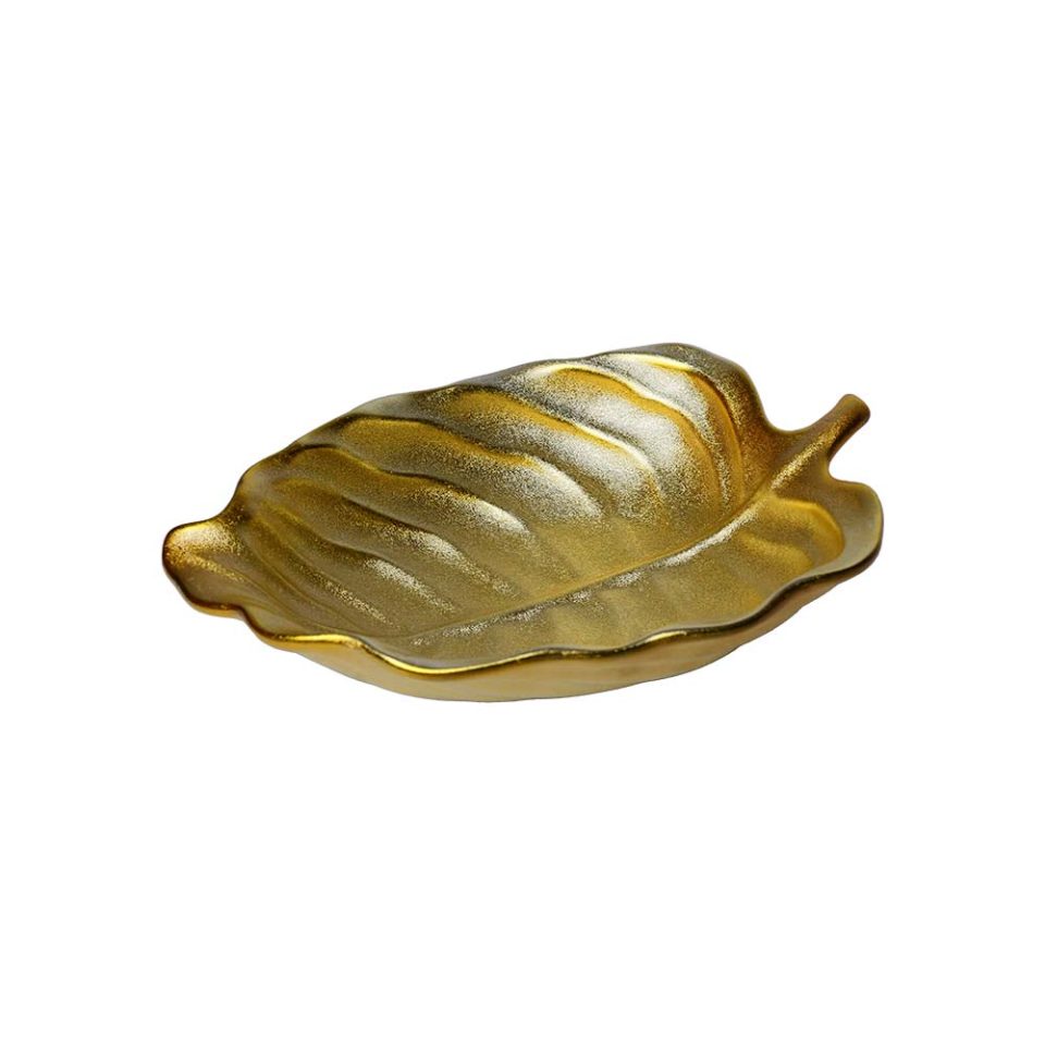 Bowl lime leaf shaped 9 INCH - photo 3