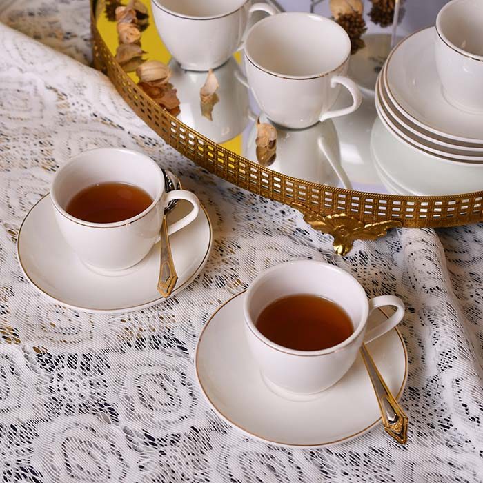 YAMASIN | Cup and Saucer | white | Set of 6 | YCS2654 - photo 2