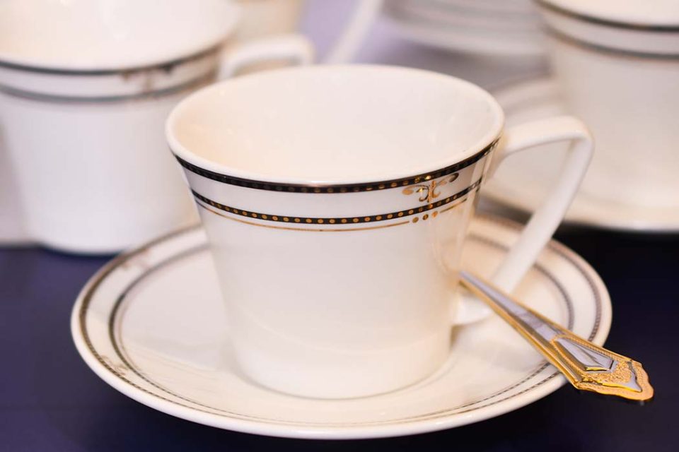 YAMASIN | Cup and Saucer | Set of 6 | white decal | YCS2637 - photo 1
