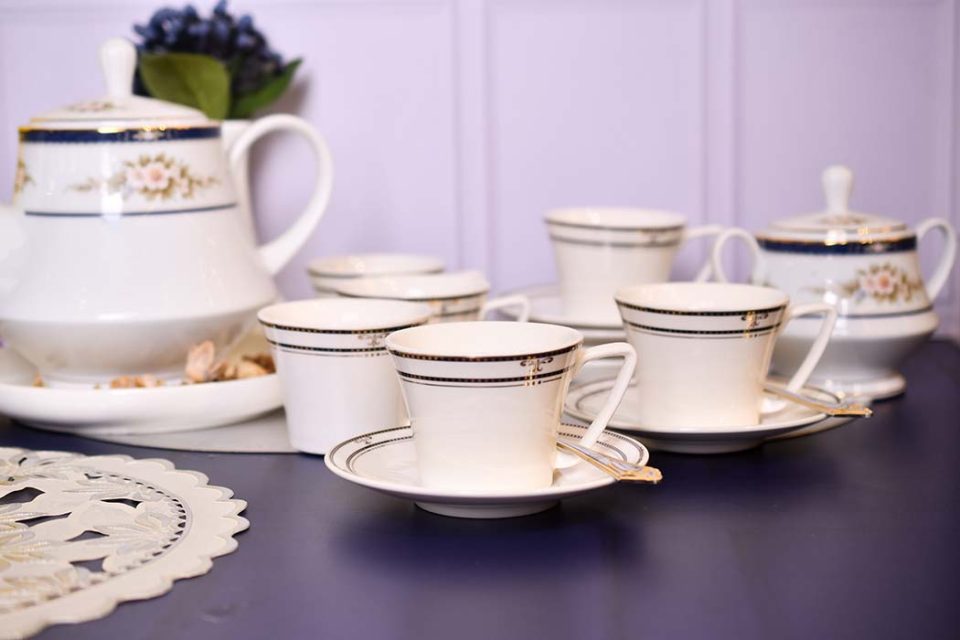 YAMASIN | Cup and Saucer | Set of 6 | white decal | YCS2637 - photo 2