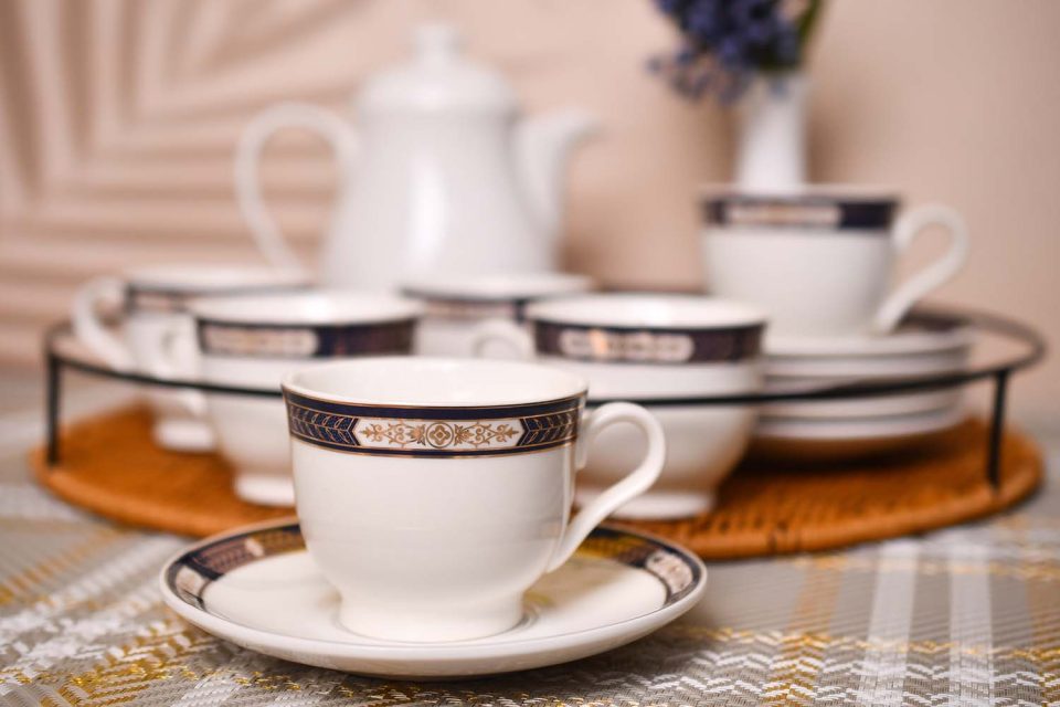 YAMASIN | Cup and Saucer | Set of 6 | white decal | YCS2646 - photo 3