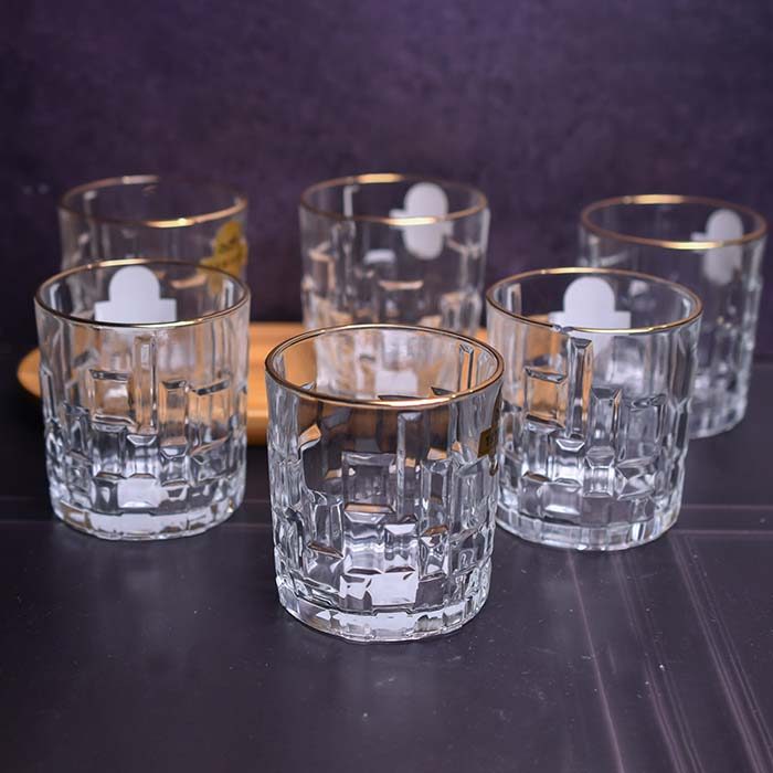 Whisky Glass Crystal gold line 330 ML - photo 4