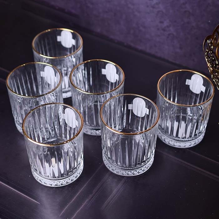 Juice Glass Crystal gold line 230 ML - photo 3