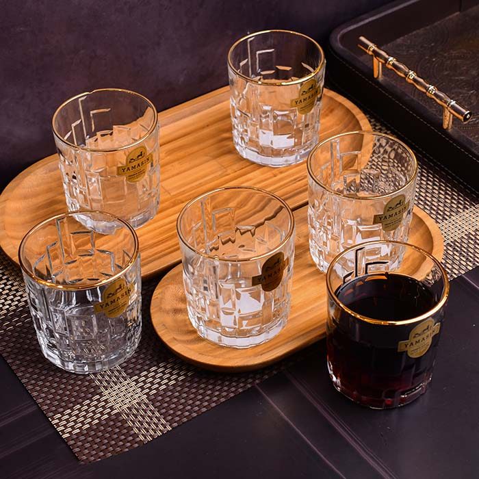 Whisky Glass with Gold line 330 ML - photo 3