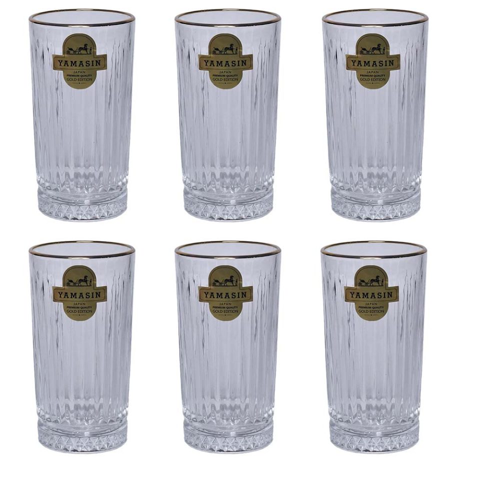 Water Glass with Gold line 290 ML - photo 5