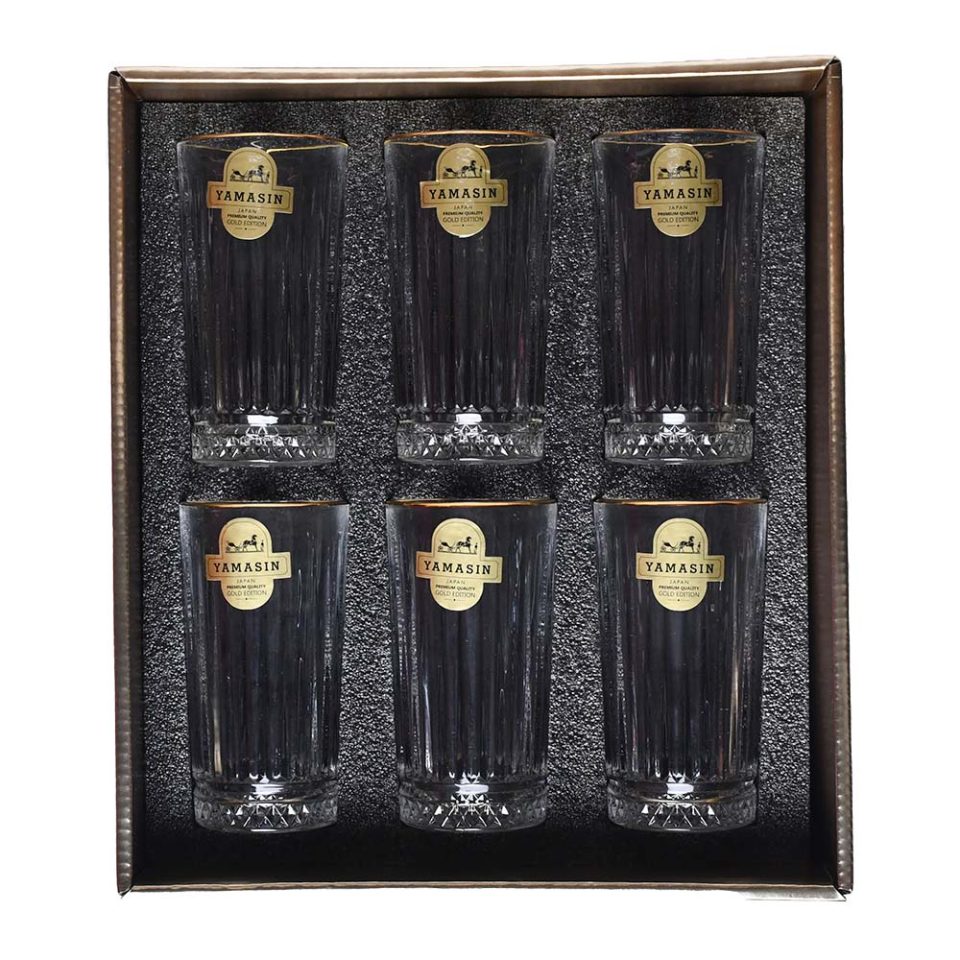 Water Glass with Gold line 290 ML - photo 6