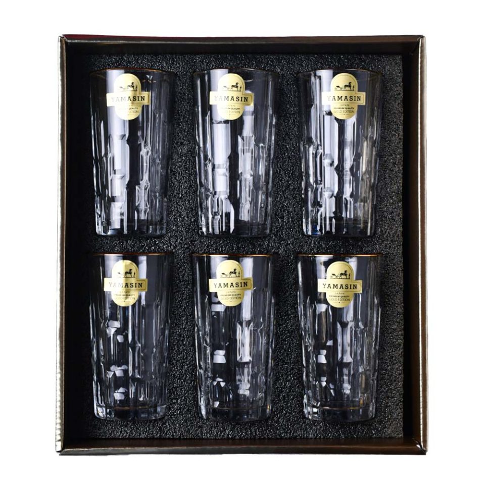 Water Glass with Gold line 6 PC 290 ML - photo 3