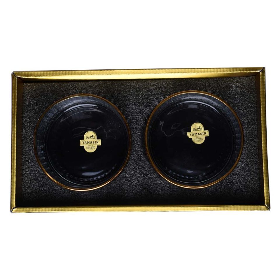 YAMASIN Crystal bowl | Set of 2 pc |  with Gold line - photo 6