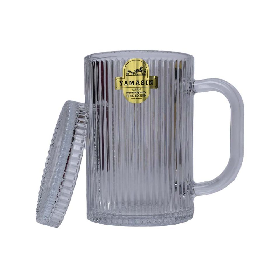 Mug with lid Crystal Gold line 400 ML - photo 5