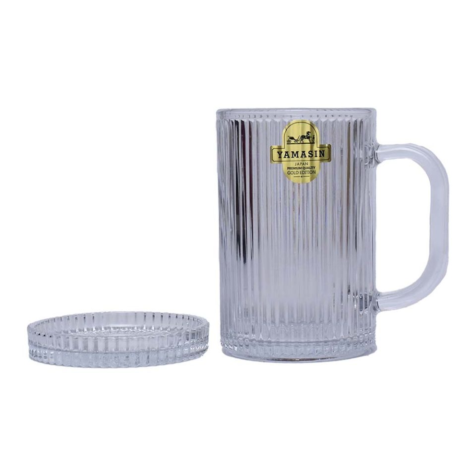 Mug with lid Crystal Gold line 400 ML - photo 6