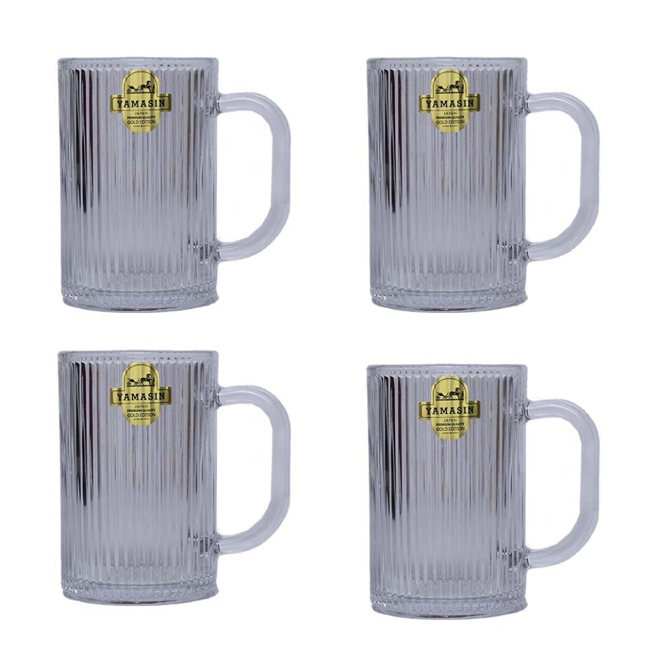 Mug with lid Crystal Gold line 400 ML - photo 7