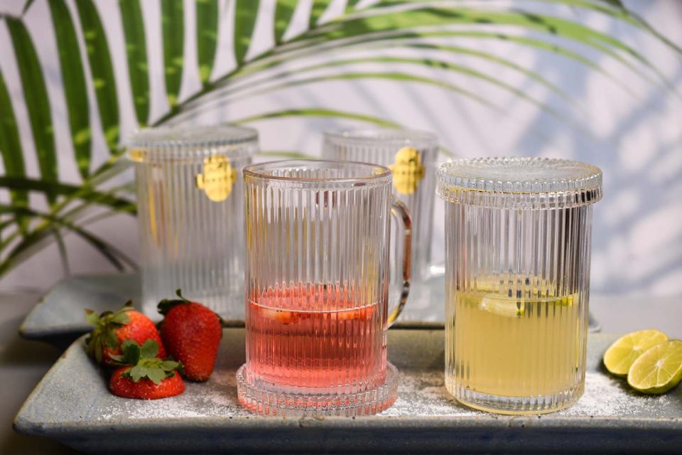 Mug with lid Crystal Gold line 400 ML - photo 2