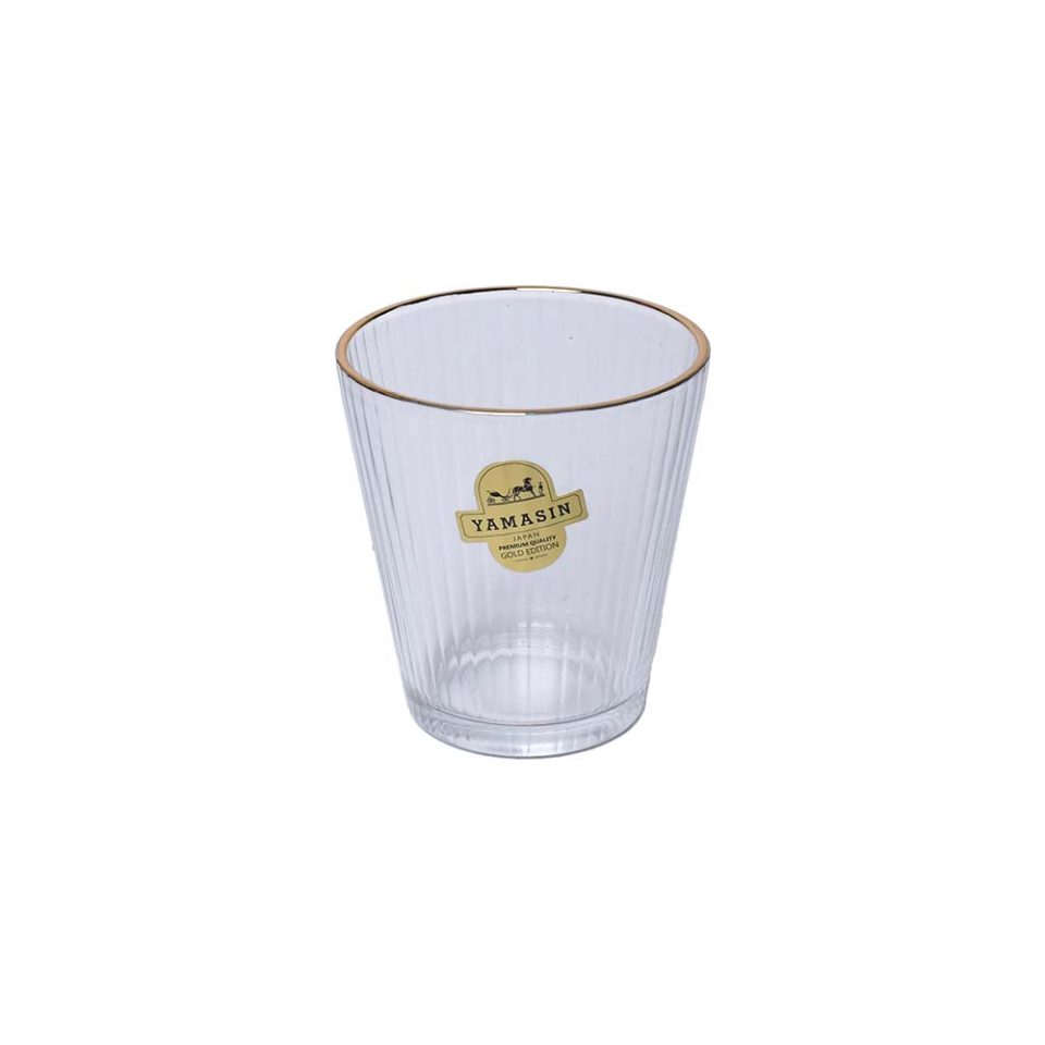 Water Glass Crystal gold line 315 ML YG19557 - photo 4