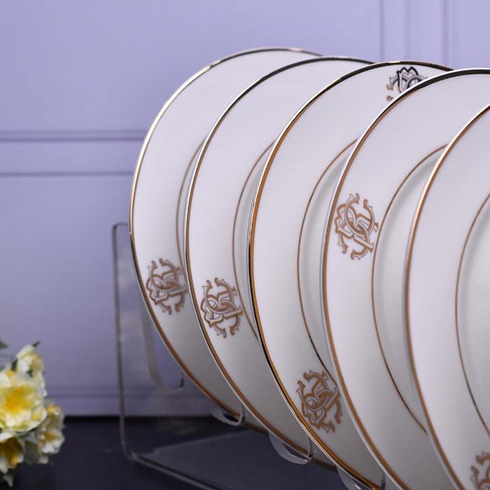 7 pc snack set with Luxury Logo design White - photo 4