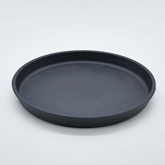 Cast Iron sizzler pan with wooden base Round - photo 3
