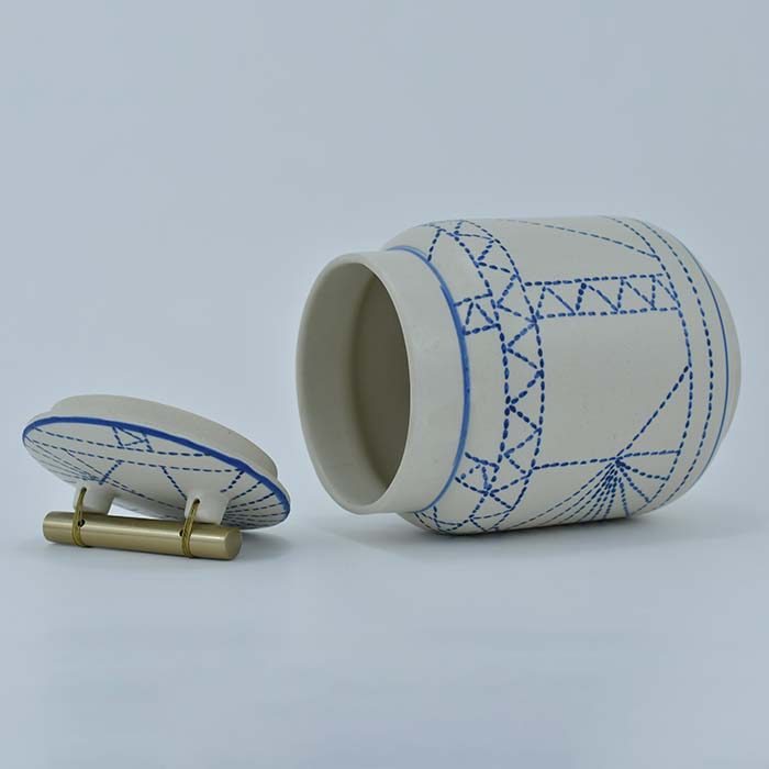 AART Handmade Terracotta Storage jar cream - photo 3