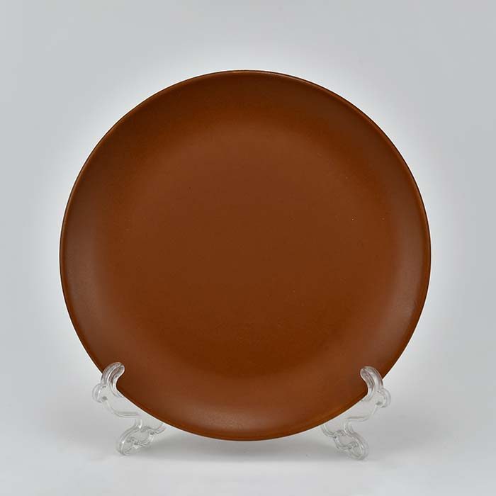 AART Dinner plate (10 inch) Stone terracotta color