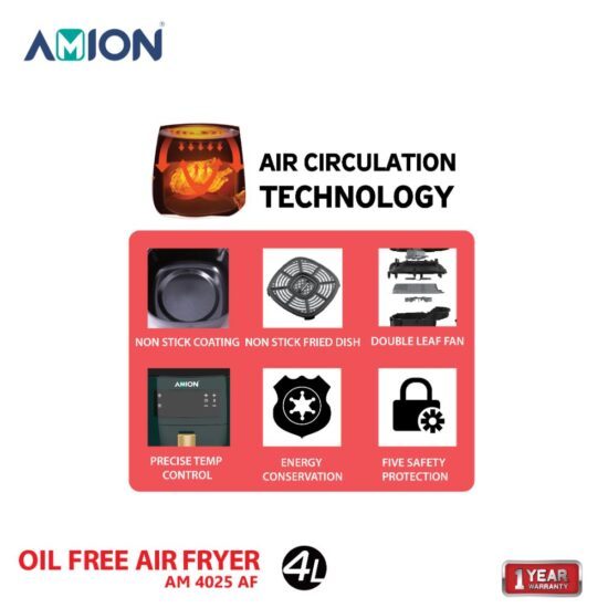 AMION Air fryer 4 LITRE - photo 3