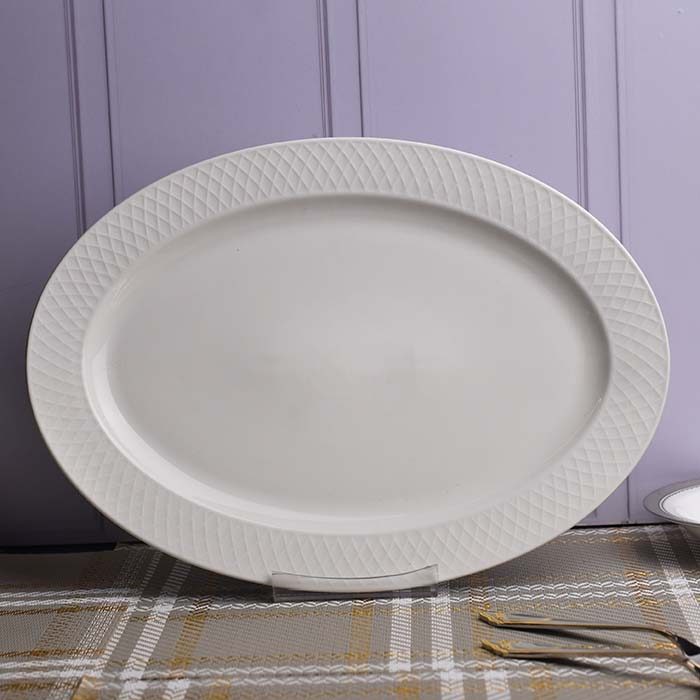 WILMAX Julia Oval platter White - photo 2