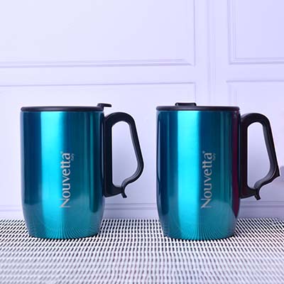 Double wall Stainless steel Travel Mug 350 ML Blue