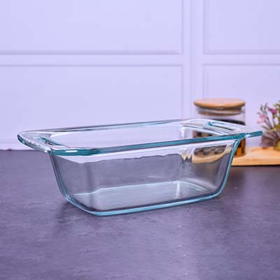 PYREX Glass Loaf dish easy grab 1.4 litre Reactangle base