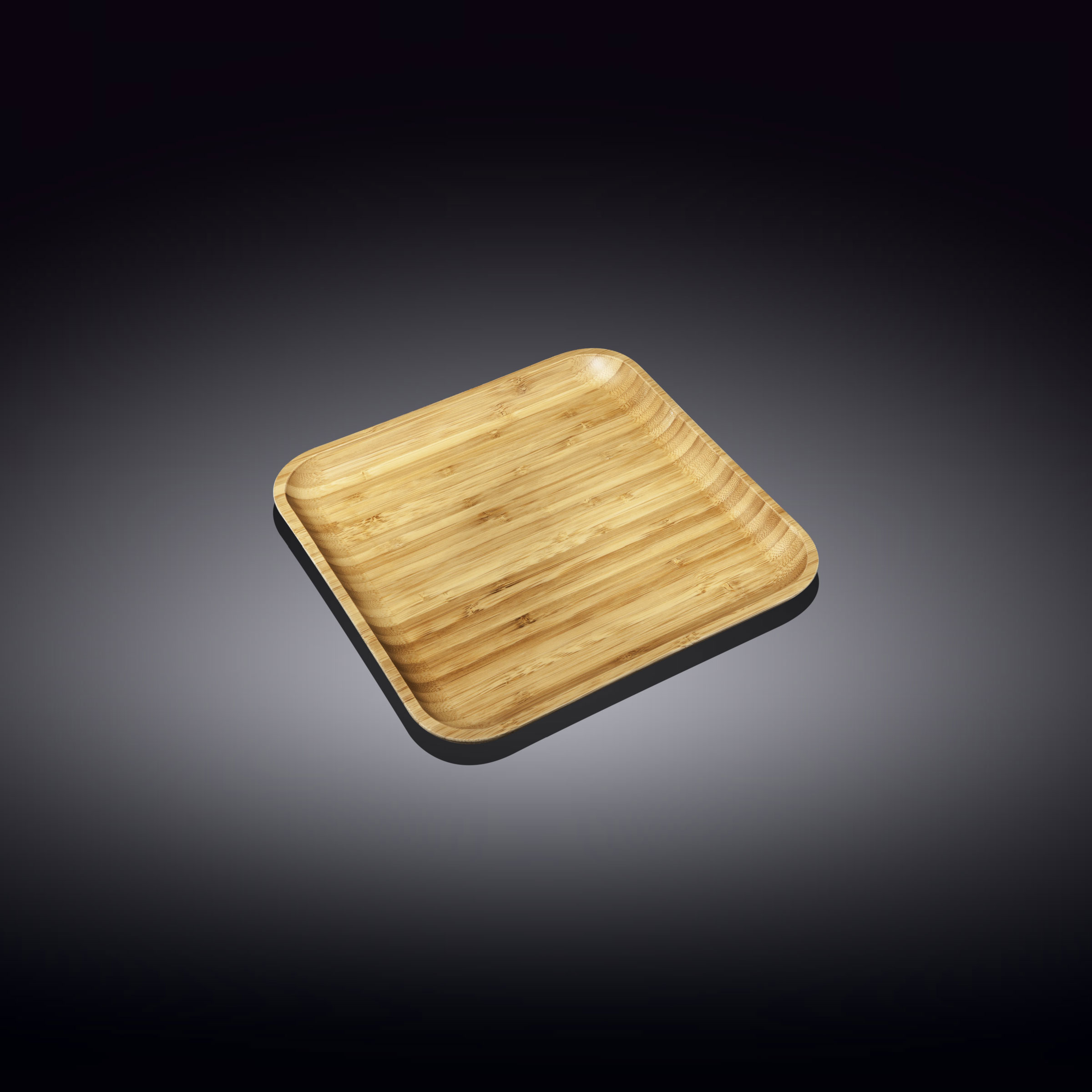 WILMAX Serving Plate Bamboo 10 X 10 CM