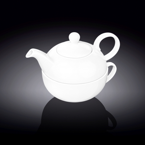 WILMAX Tea pot Fine porcelain White 13 FL OZ 375 ML WL-994048